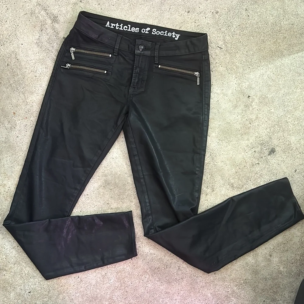 Articles of Society Mya Zip Moto Pants - Picture 4 of 7
